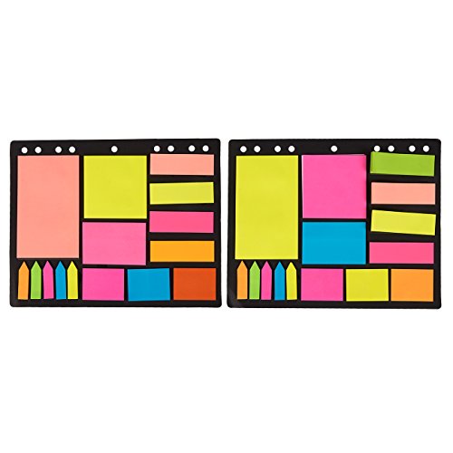 Divider Sticky Note Set, Includes Index Tabs, Bookmark Stickers, and Memo Flag (2 Pack, 600 Pieces) - //coolthings.us