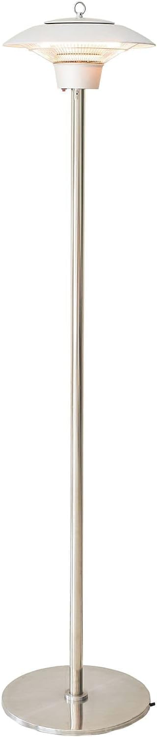 review Hanover 6.8-Ft. 1500W Portable Electric Infrared Halogen Stand Lamp for Areas up to 56-sq. ft., Outdoor Heater for Porch, Deck, Pool, Backyard Events, Outdoor Entertaining