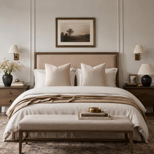 Samt Kissenbezüge 40x40 2er Set Weich Sofa Rosa Champagner Kissen – Ansicht 3