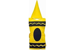 Complete Yellow Crayon Costume Set (Tunic and Hat) - All Sizes, Even...