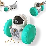 Genérico Alimentador de Comida Perros, Juguete Interactivo para Entrenamiento de IQ, Comedero Lento para Mascota, Juguete de Distribución de Alimentos para Perros y Gatos (Celeste)