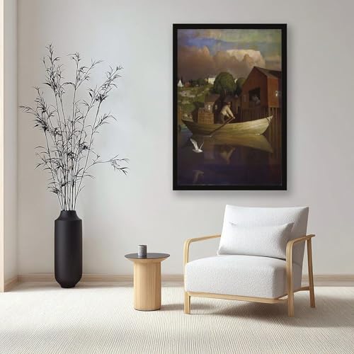 Impression toile The Doryman NC Wyeth évocation crépuscule - 7