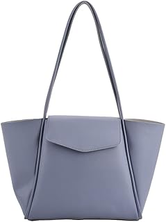 Borsa da Donna Tote Bag Pu Borse a Tracolla in Pelle per Donna Shopping Tote Borsa da Shopping di Moda Semplice di Colore Puro
