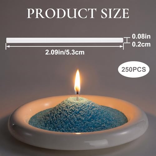 Pabilos de Algodón 2 in Pack 250 para Velas miniatura 2
