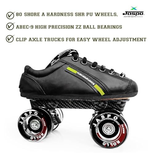 pro Hyper Furious high Speed Quad Shoe Skates for Professional and Intermediate Users. Fitted with Abec9 and 65mm SHR PU Wheels for All Age Groups Boy