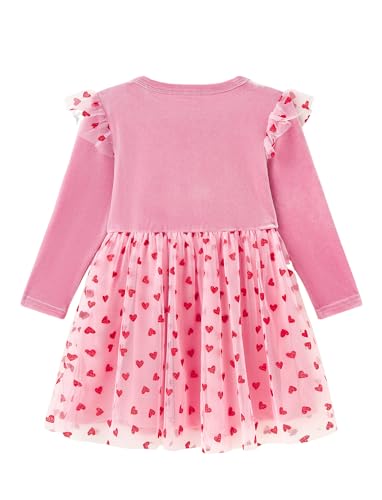 Image of Disney Girls' Tulle Tutu Dress Birthday Party Outfit Baby /Toddler | Officially Licensed, Frozen Elsa, Minnie, Princess, Velvet Top with Belt, Multi-Layer Mesh Skirt, Ruffle Long Sleeve Clothes