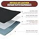 DUOXIN Leder Patch Selbstklebend, 40 * 77cm Kunstleder Selbstklebend Upgrade Sticker Dicker Leder Reparatur Patch PU Lederreparaturband für Möbel, Sofas, Autositze, Taschen(Schwarz)