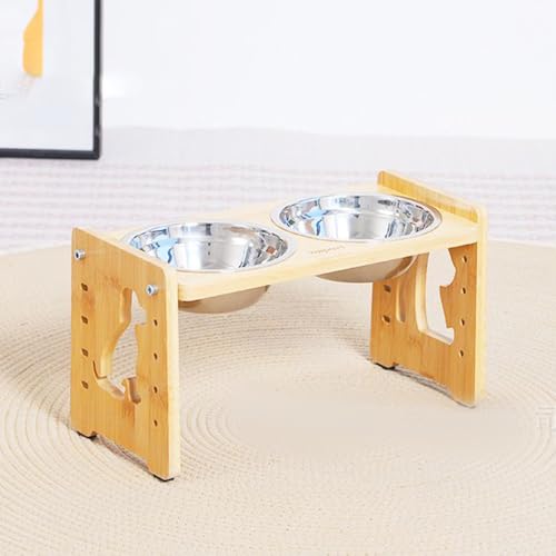 Bol de chiens surélevés stand réglable amovible petits animaux et chat - 8