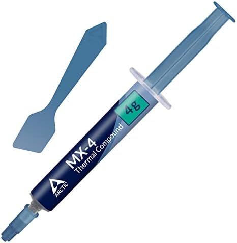 ARCTIC MX-4 (Z łopatką, 4 g) - Mieszanka termiczna klasy premium do wszystkich procesorów (CPU, GPU - PC, PS4, XBOX), bardzo wysoka przewodność cieplna, długa żywotność, bezpieczna aplikacja