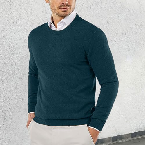 Fxbar Men's Cardigan Sweaters Button Up Men's Crewneck Knit Sweater Slim Fit Lightweight Dress Sweater Casual Twist Patterned Cable Knitted Pullover3