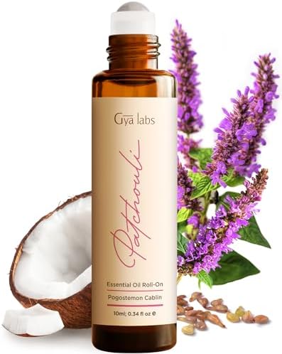Patchouli Essential Oil Roll On Perfume for Women - 0.34 Fl