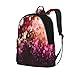 Sac à dos d'école réaliste Sakura Blossom pour filles et garçons avec compartiment pour ordinateur portable