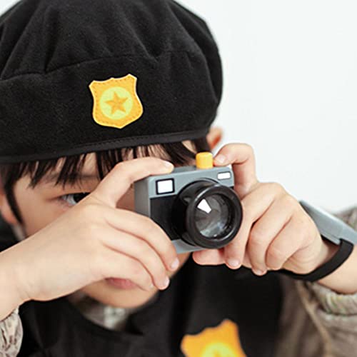 Dramatização de policial,Policial de madeira fingir jogar | 17 Peças Crianças Policial Educacional S