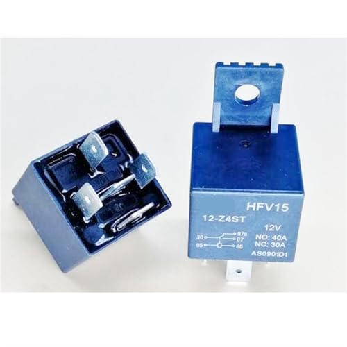 Relé 12V 40A HFV15-12-Z4ST para solucionar fallos de encendido y sobrecargas en sistemas de 5 pines