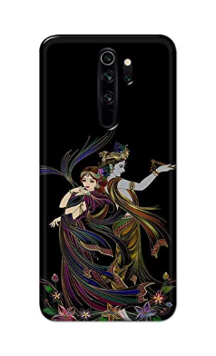 Image of Lord Radha and Krishna Hard Back Case Cover for Redmi Note 8 Pro Back Cover -(J5) VNS2223