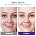 DIY Smile Denture Kit for Visual Use – Upper & Lower Cosmetic Teeth with Gum Material, Easy Home Cosmetic Denture for Parties, Costumes, or Personal Appearance Confidence (1)