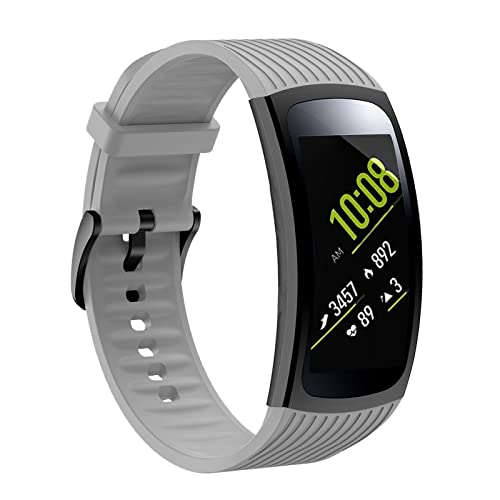 Dumgeo Gear Fit 2 Correa, Correa deportiva de repuesto de silicona Compatible con Gear Fit 2...
