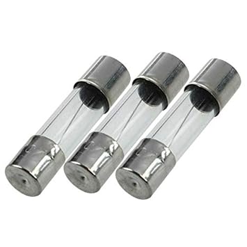 ELECTROPRIME 30 Pcs Electrical Components Glass Tube Fuse 250V 5A I9V3