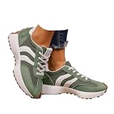 Comfortable Shoes for Women Cushion Breathable Non Slip Slip On Sneakers Walking Athletic Running Work Gym Fashion Casual Tennis Shoes Army Green
