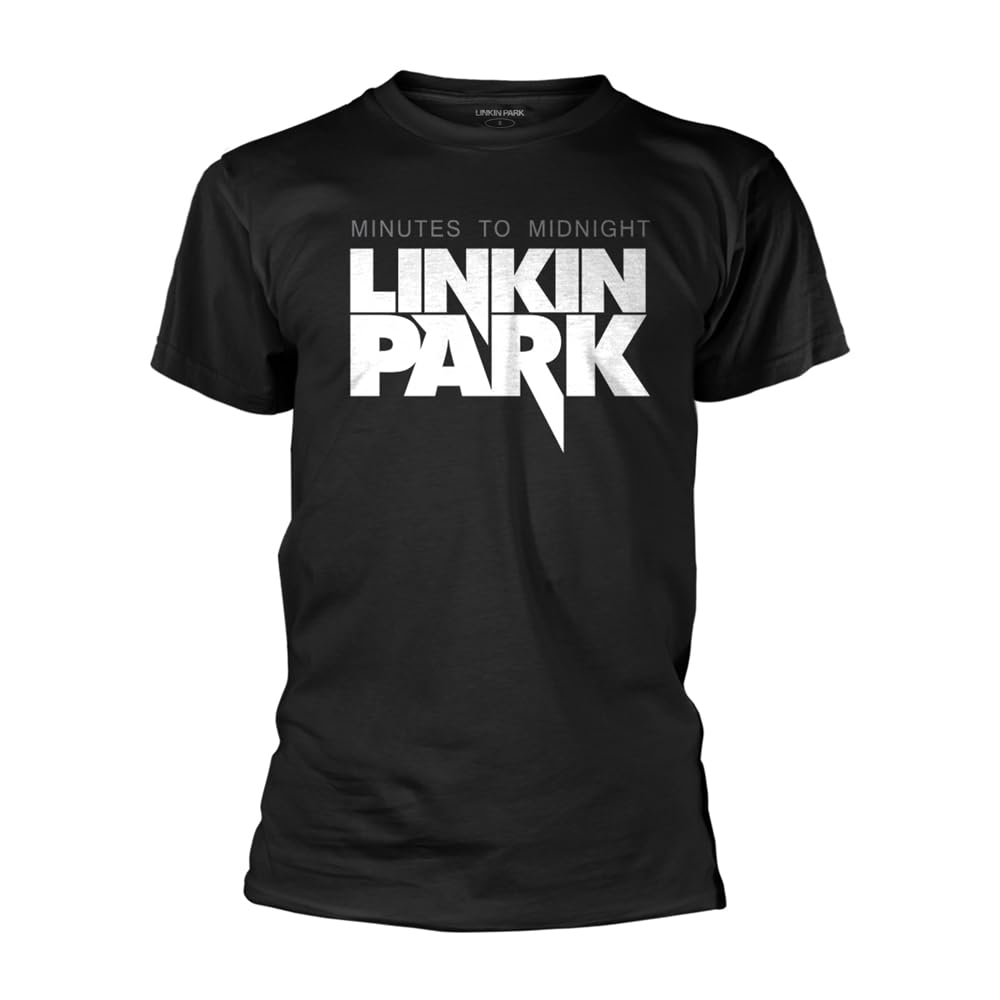 Rock Off Officially Licensed Products Men's Black Linkin Park Mtm Logo Official Tee T-Shirt Unisex (X-Large)