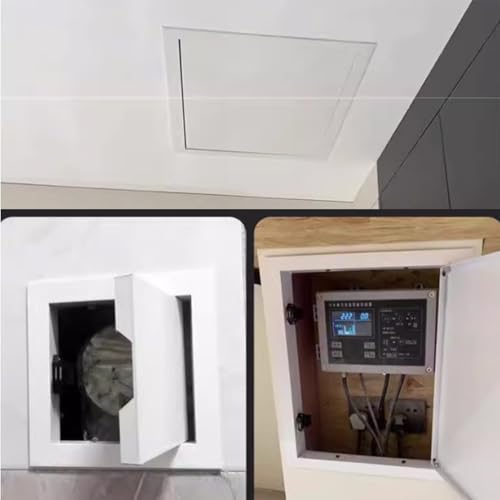 Panneau d'accès de plomberie mur et plafond avec couvercle d'aération ouvert à 90° - 3