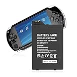 Battery for PSP 1000, 4800mAh High Capacity Battery for Sony PSP 1000 PSP-110 (1001, 1002, 1003, 1004, 1005, 1006, 1007, 1008, 1010), PSP Fat Console