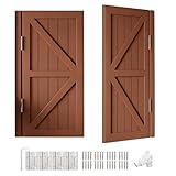 Swinging Doors Cafe Doors, Two-Way Double Solid Wood Swing Door with Hinges, 28' 30' 32' 34' Auto Close Half...