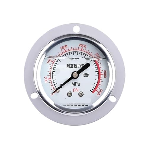 Manomètre axial M14*1,5 YN60ZT bride pour mesure pression 4mpa