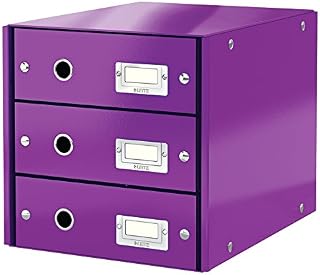Leitz Buc z 4 szufladami, A4, Zakres Click and Store 60490016 - Żółty