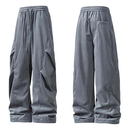 Mens Long Sleeve Sets 2 Piece Outfits Casual Lapel Neck Zip Up Jacket and Elastic Waist Pants Set Trendy Casual Outfit4