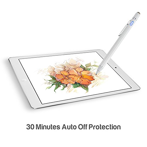 Active Pens For Lenovo C330 Convertible 2-In-1 Chromebook (11.6") Stylus, Edivia Digital Pencil With 1.5Mm Ultra Fine Tip Stylus For Lenovo C330 Convertible 2-In-1 Chromebook (11.6") Pens, White #TOP1