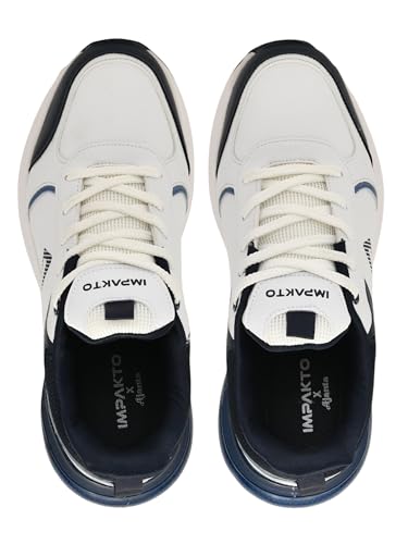 Image of Impakto Flex Onyx Men Casual Sneaker Classic Rounded to Pampering Cushioned Extra Comfort Lace-Up
