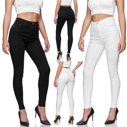 Jegging slim extensible coupe ajustée en toile denim légère d'été