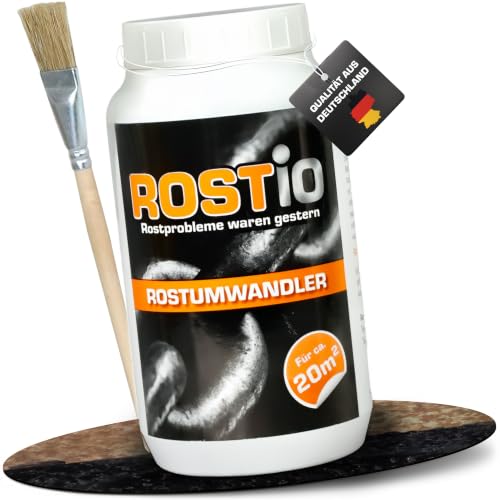 Rostio Rostumwandler & Grundierung | Hocheffektiver Rostkonverter 1 Liter (1 Stück)