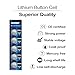 PGSONIC CR2450 Batteries, 3 Volt Lithium Coin Battery 10 Count, High Capacity and Leak-Free Performance