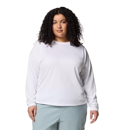Columbia Women's PFG Solar Stream Long Sleeve Sun Protection Shirt White by Columbia - Used condition - Image 5