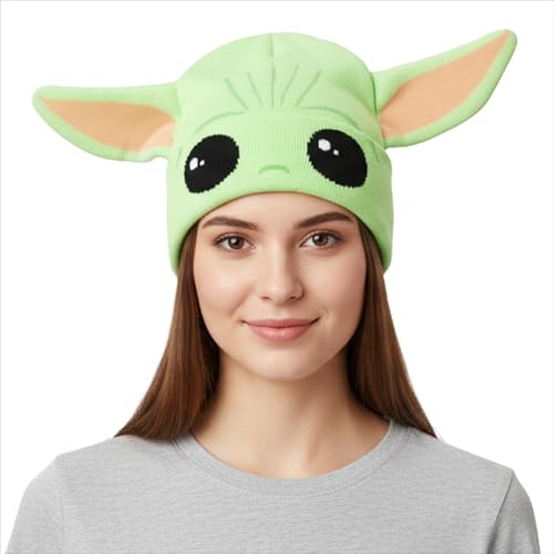 Bonnet Grogu vert The Mandalorian pour sorties urbaines et soirées geek