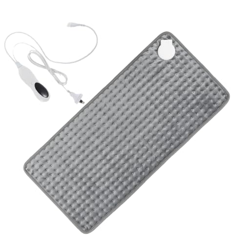 Vaguelly Almohadilla Eléctrica Ajustable Calefacción Suave Para Alivio Corporal Manta Térmica Multifunción Diseño Práctico Para Hogar Con Enchufe Eu Para Invierno