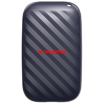 Sandisk 1TB Portable Drive, Up to 600MB/s Read Speeds - Black