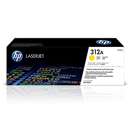 Toner Jaune HP 312A d'origine LaserJet CF382A pour imprimante de bureau
