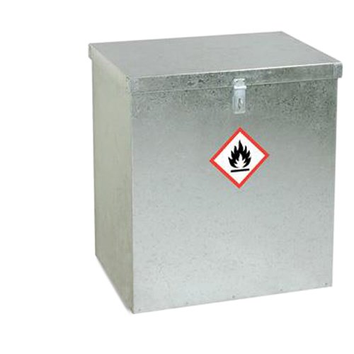 Action HandlingGBS/SUMP Hazardous Substance Safety Cabinet Galvanised Bin, 765 mm H x 685 mm W x 508 mm L, 40 L Capacity