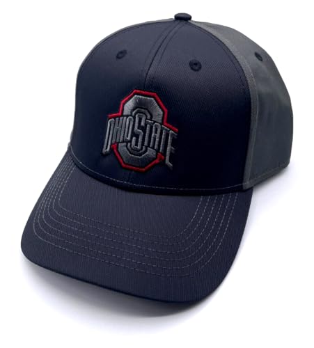 Gorra ajustable dos tonos con logo bordado miniatura 1