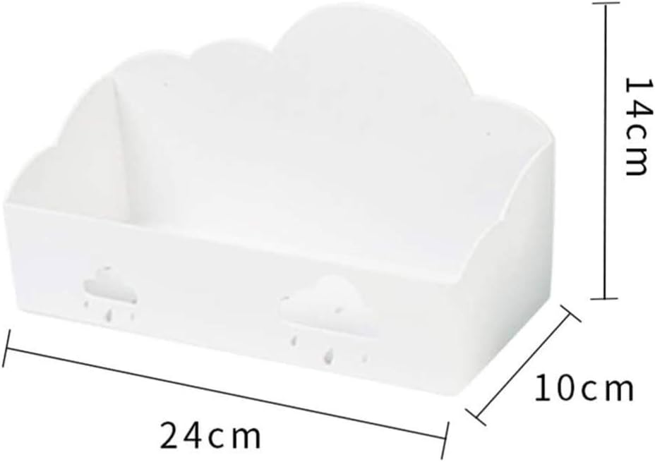 Shower Room Debris Rack, White Plastic Bathroom Wall Mounted Shelf, Suction Cup Shaped Floating, Used in Home Office Dormitory