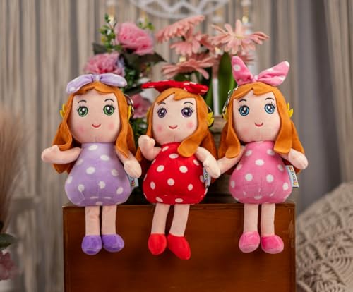 Image of Babique Doll Hanging and Keychain Stuffed Plush Animal | Super Soft Toy | for Kids Birthday Gifts, Baby, Kids, Boys /Girls and Women (25 cm)