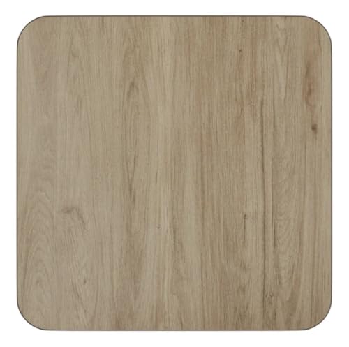 Square Reversible Laminated Table Top – Commercial Restaurant Table Top, Durable Laminate Surface, Multiple Sizes and Finishes (Birch/Ash, 24
