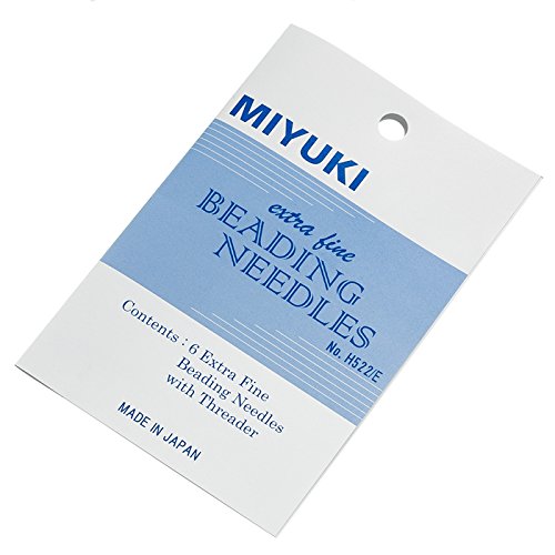 Miyuki Juego de 6 agujas y enhebradores, extrafinas, 0,4 mm Cover