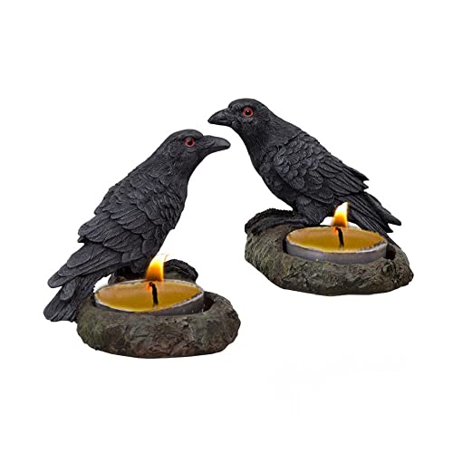 Kheops Raven Tea Light Holder Set of 2