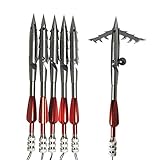 XIXILI 6Pcs Bowfishing Arrowheads Hunting Broadheads Bowfishing Slingshot Catapult Dart Stainless...
