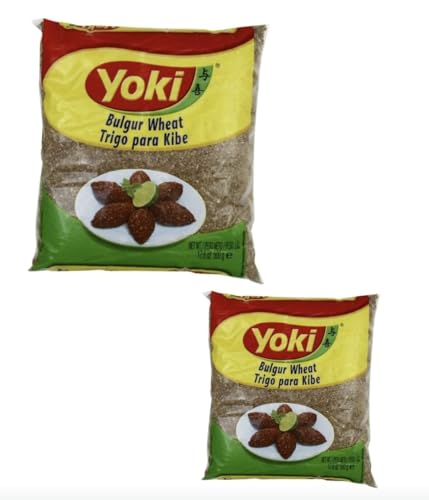 Trigo Brasileiro para Kibe Yoki 500g | Pack of 2x500g | Brazilian Bulgur Wheat + Silicone Bracelet Souvenir | Brazil in Texas | Bundle