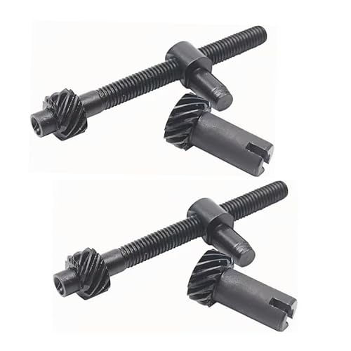 Chain Adjuster Screw Tensioner Chainsaw Adjustment Screw Chainsaw Metal Replacement Chain Saw Screw Track Kit for Chain Saw Tool Tension Adjustment 2 Sets (Length 2.24in)